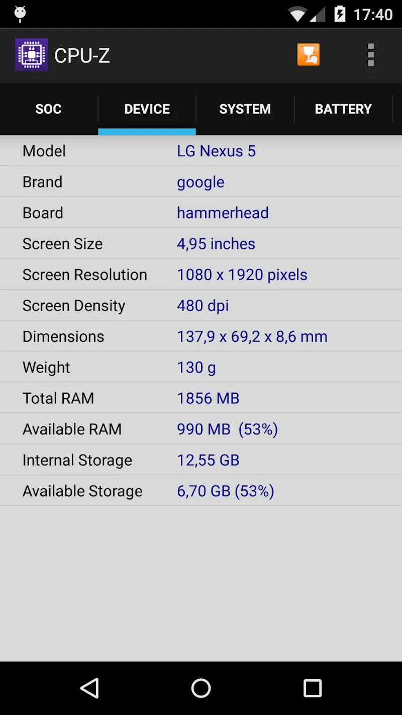 CPU-Z Premium [мод: всё открыто] Screenshot 2
