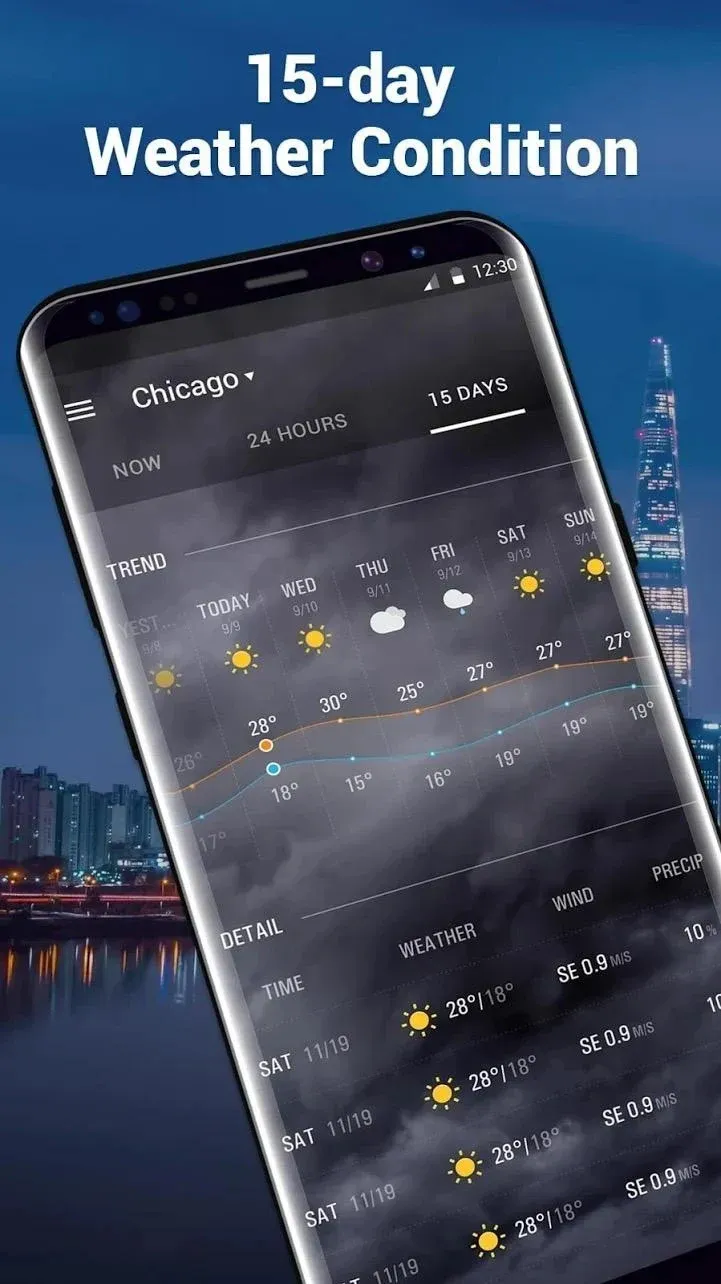 Amber Weather Elite v4.7.7 APK Мод (Полная версия) Screenshot 4