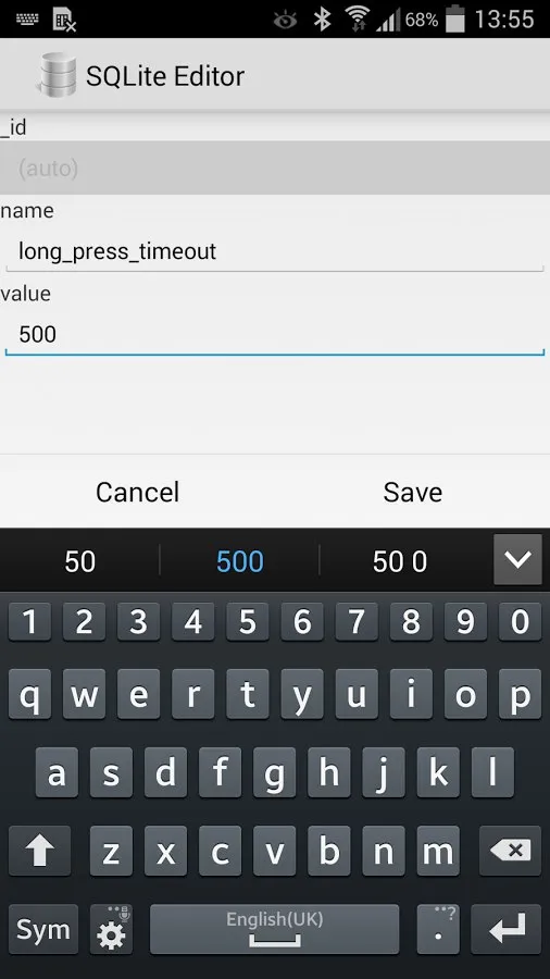 SQLite Editor Screenshot 4