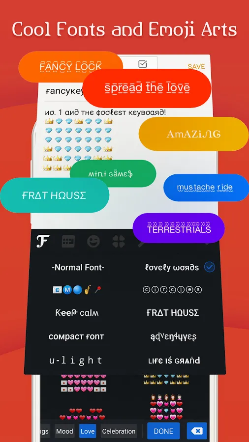 FancyKey Keyboard Emoji, GIF Premium [мод: всё открыто] Screenshot 3