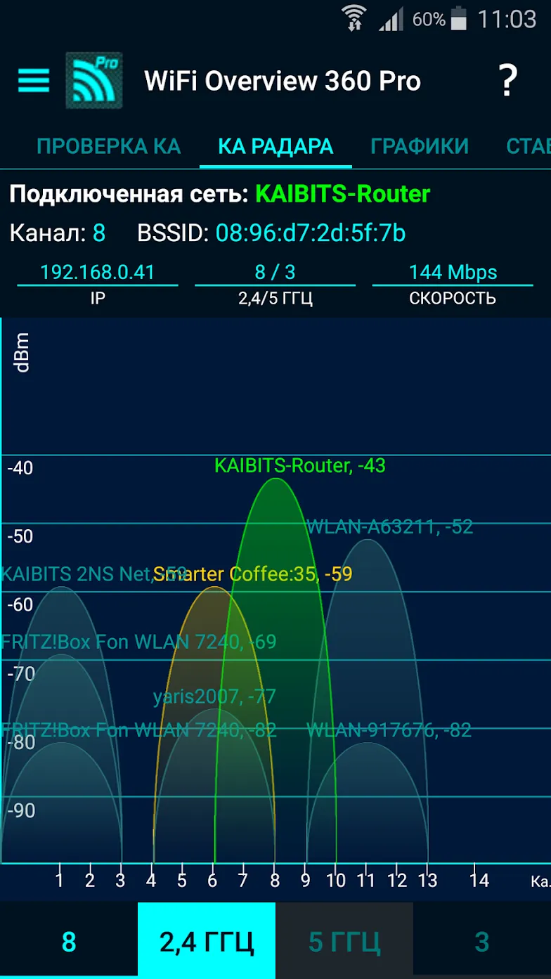 WiFi обзор 360 профессионал [мод: полная версия] Screenshot 4