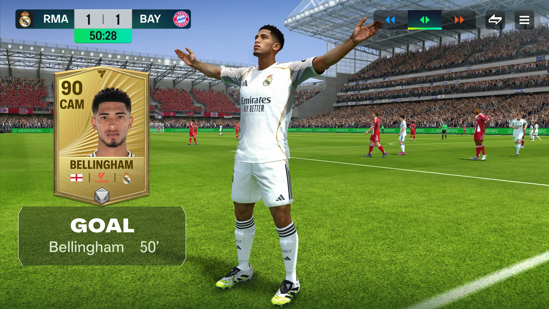 EA SPORTS FC™ Mobile Футбол 26 v26.2.02 APK Мод (Меню, Заморозка игроков / вратаря, Скорость) Screenshot 1