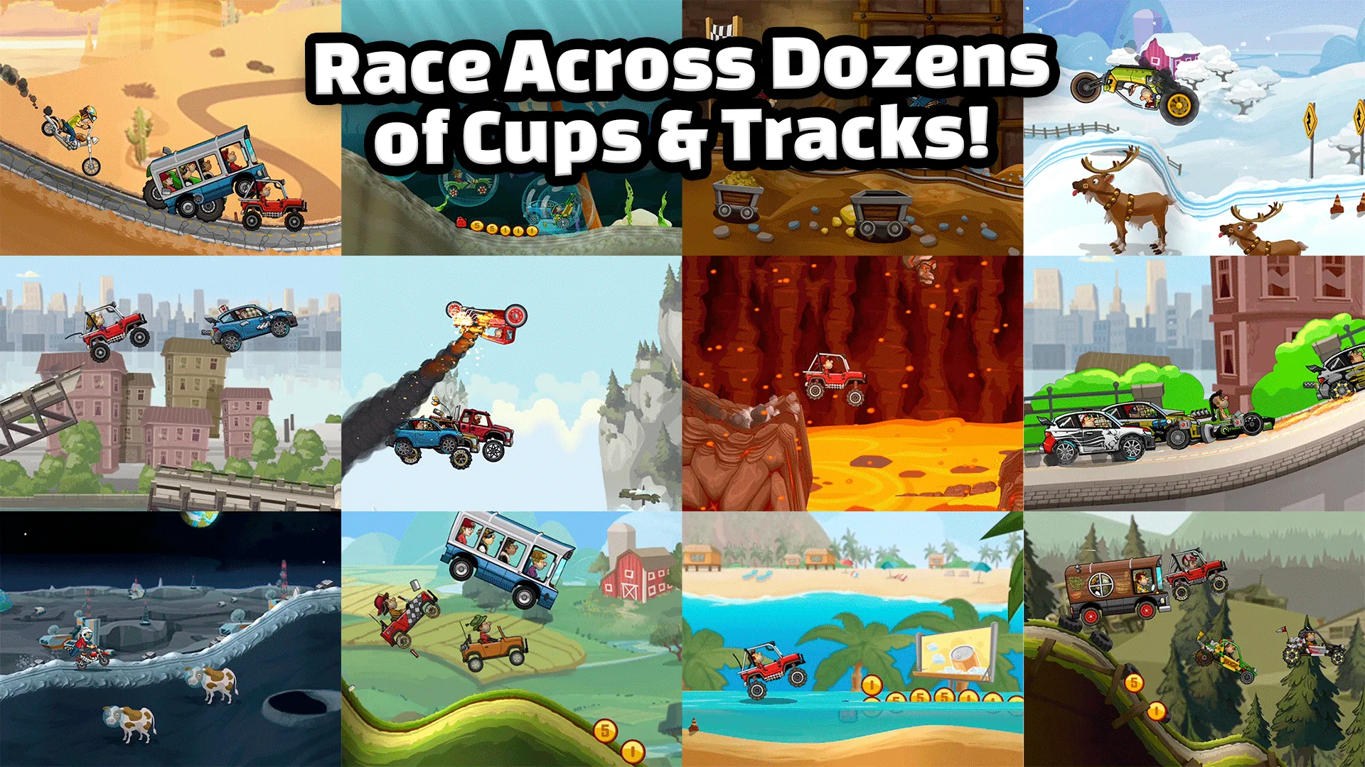 Hill Climb Racing 2 v1.72.4 APK Мод (Много денег) Screenshot 4