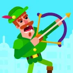 Взломанный Bowmasters Мод (Много денег) на Андроид
