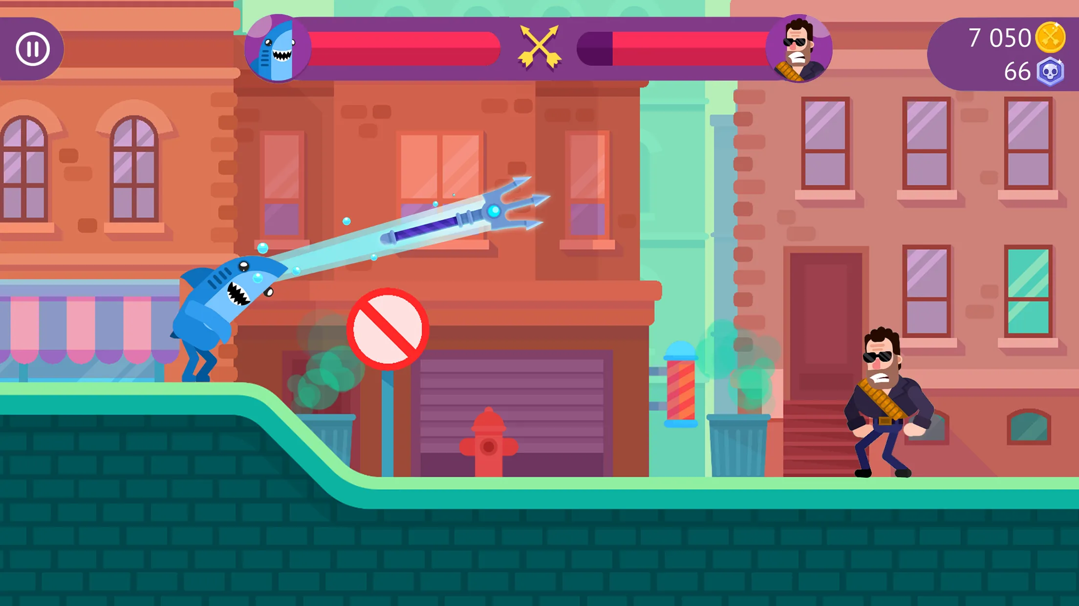 Bowmasters v11.2.0 APK Мод (Много денег) Screenshot 2