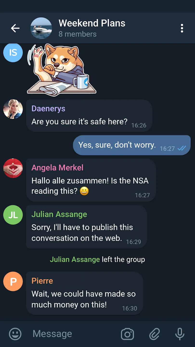 Telegram X v0.28.3.1785 APK Мод (Всё открыто, Premium) Screenshot 2