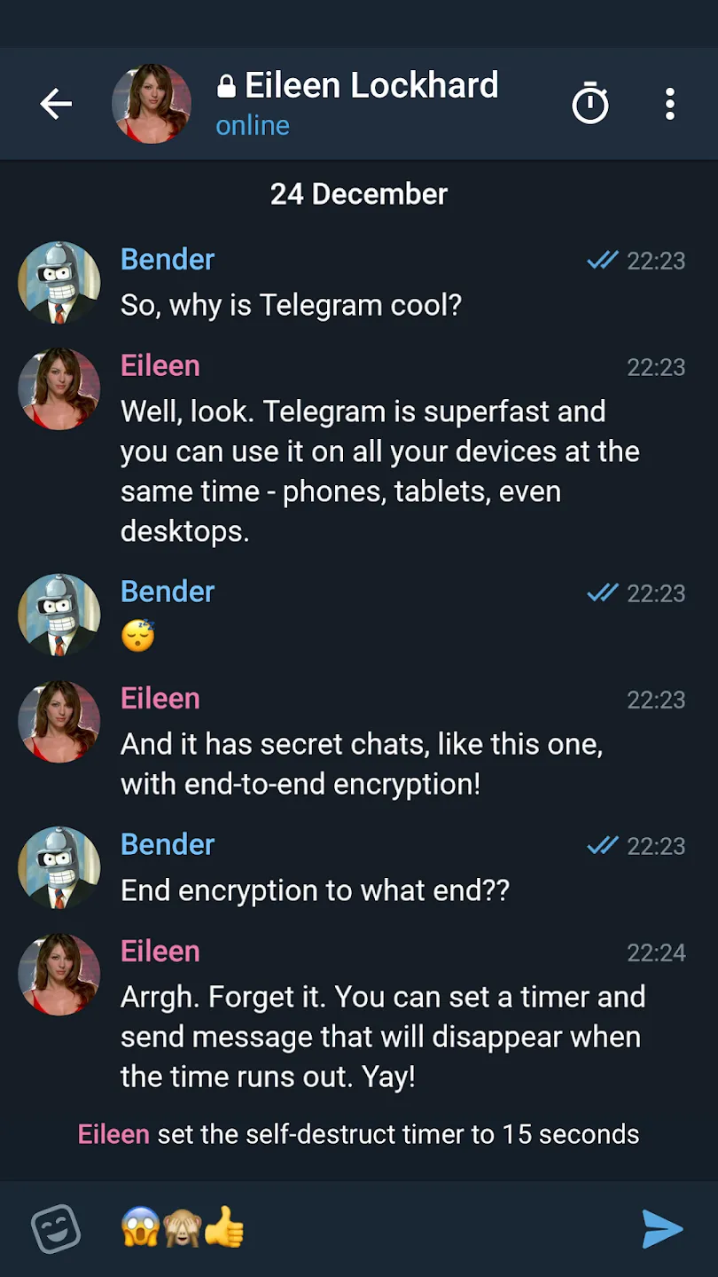 Telegram X v0.28.3.1785 APK Мод (Всё открыто, Premium) Screenshot 3