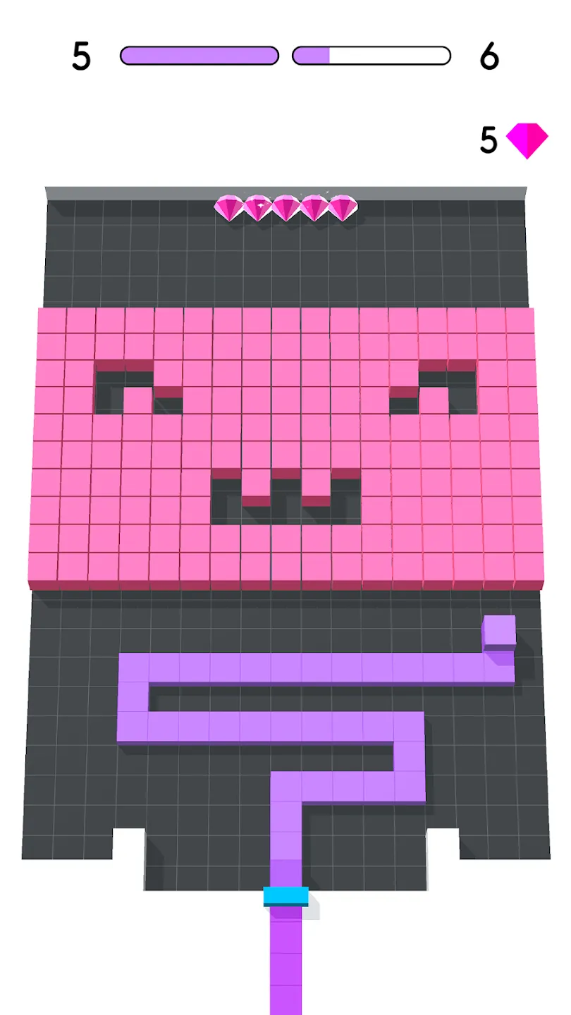 Color Fill 3D: Кубики v300000.1.0 APK Мод (Много денег) Screenshot 1