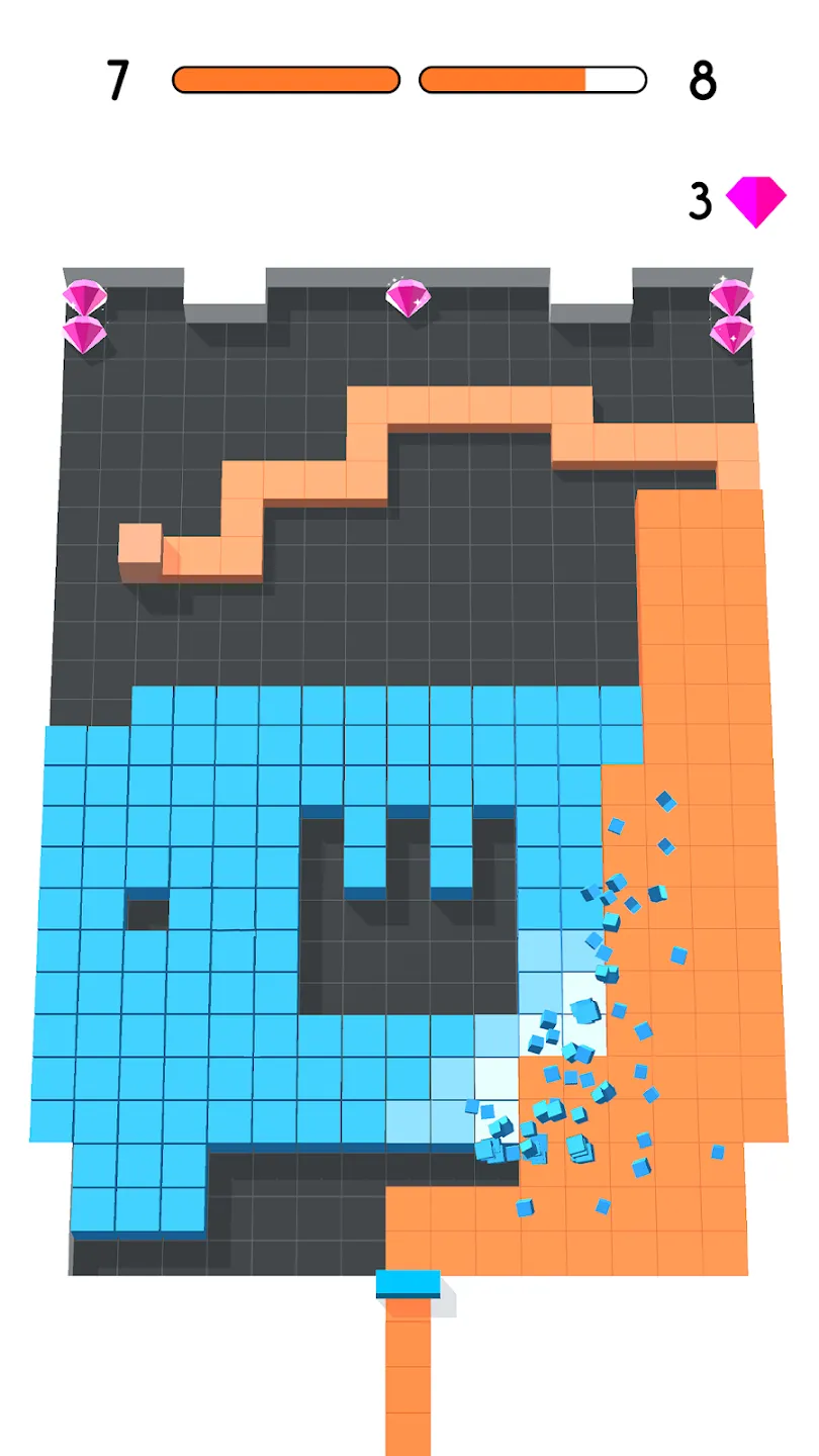 Color Fill 3D: Кубики v300000.1.0 APK Мод (Много денег) Screenshot 2