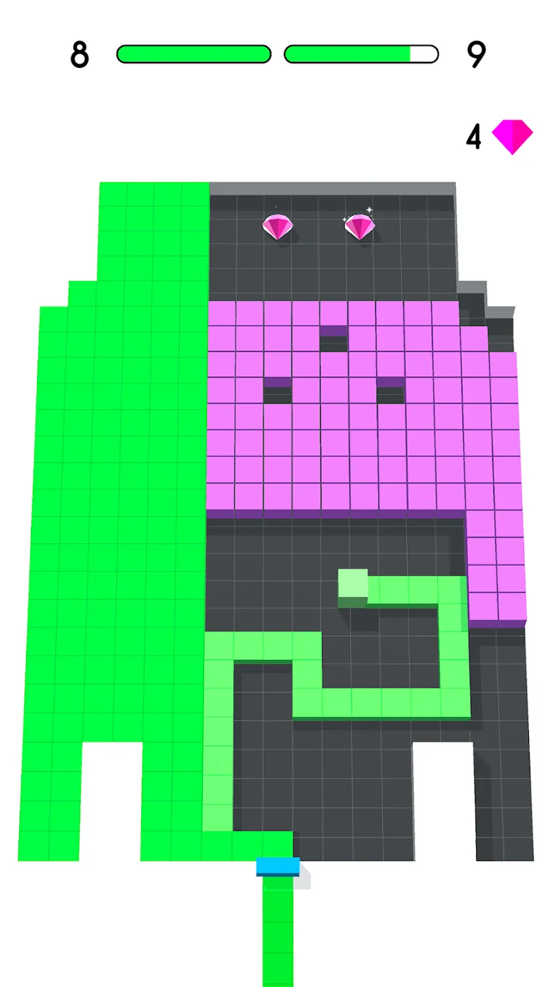 Color Fill 3D: Кубики v300000.1.0 APK Мод (Много денег) Screenshot 3