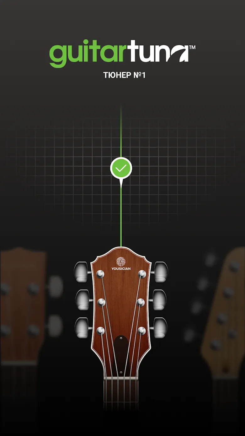 Гитарный тюнер – Guitar Tuna Screenshot 1